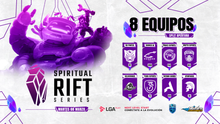Todo listo para el inicio del Torneo Apertura de la Spiritual Rift Series